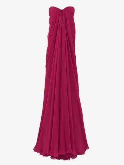 Abito bustier da sera da Donna in Rosa