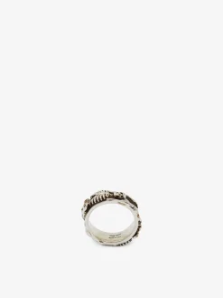 Anello Dancing Skeleton da Uomo in Finitura argento