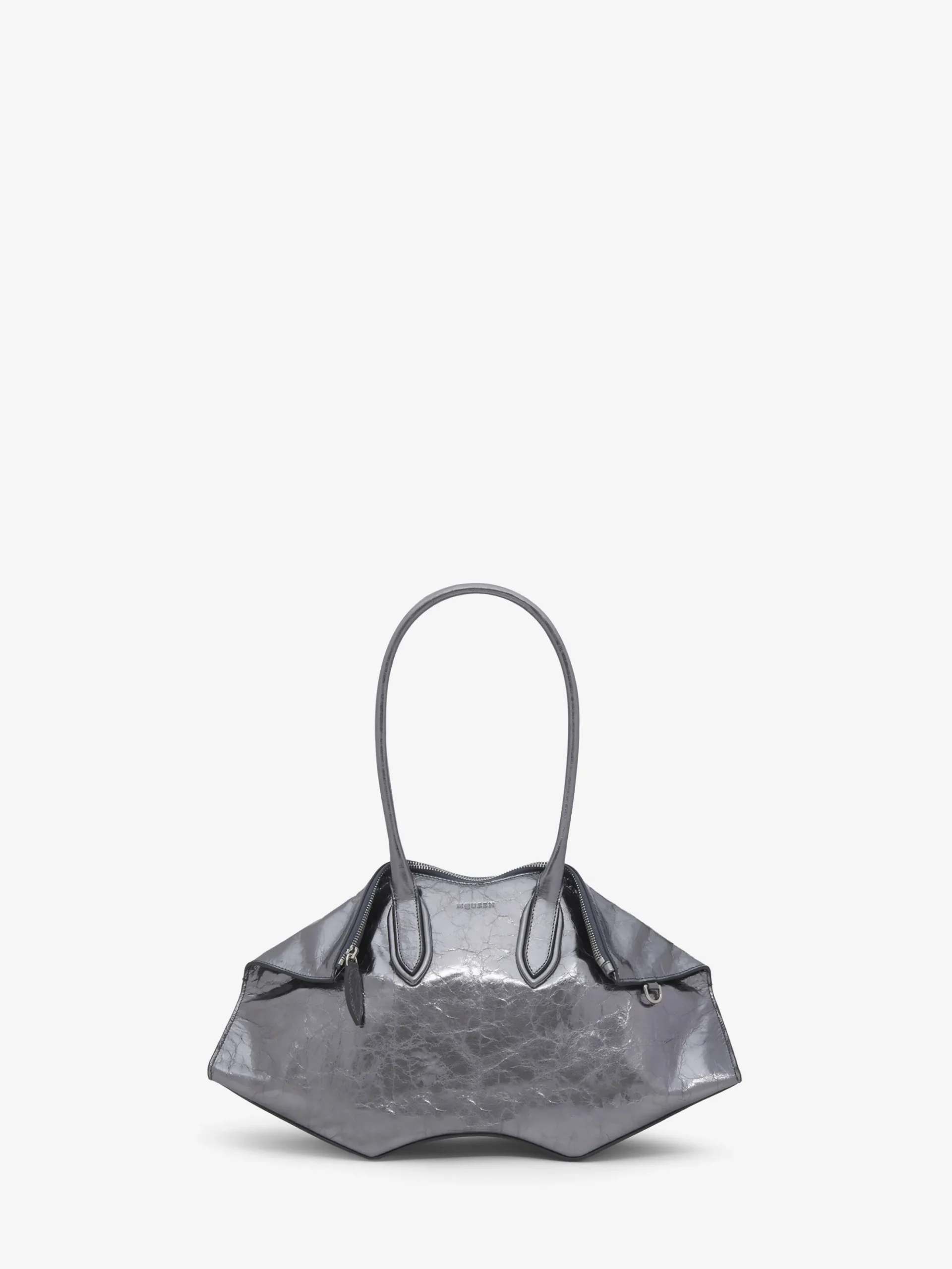 Borsa Manta da Donna in Argento Scuro