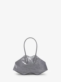 Borsa Manta da Donna in Argento Scuro