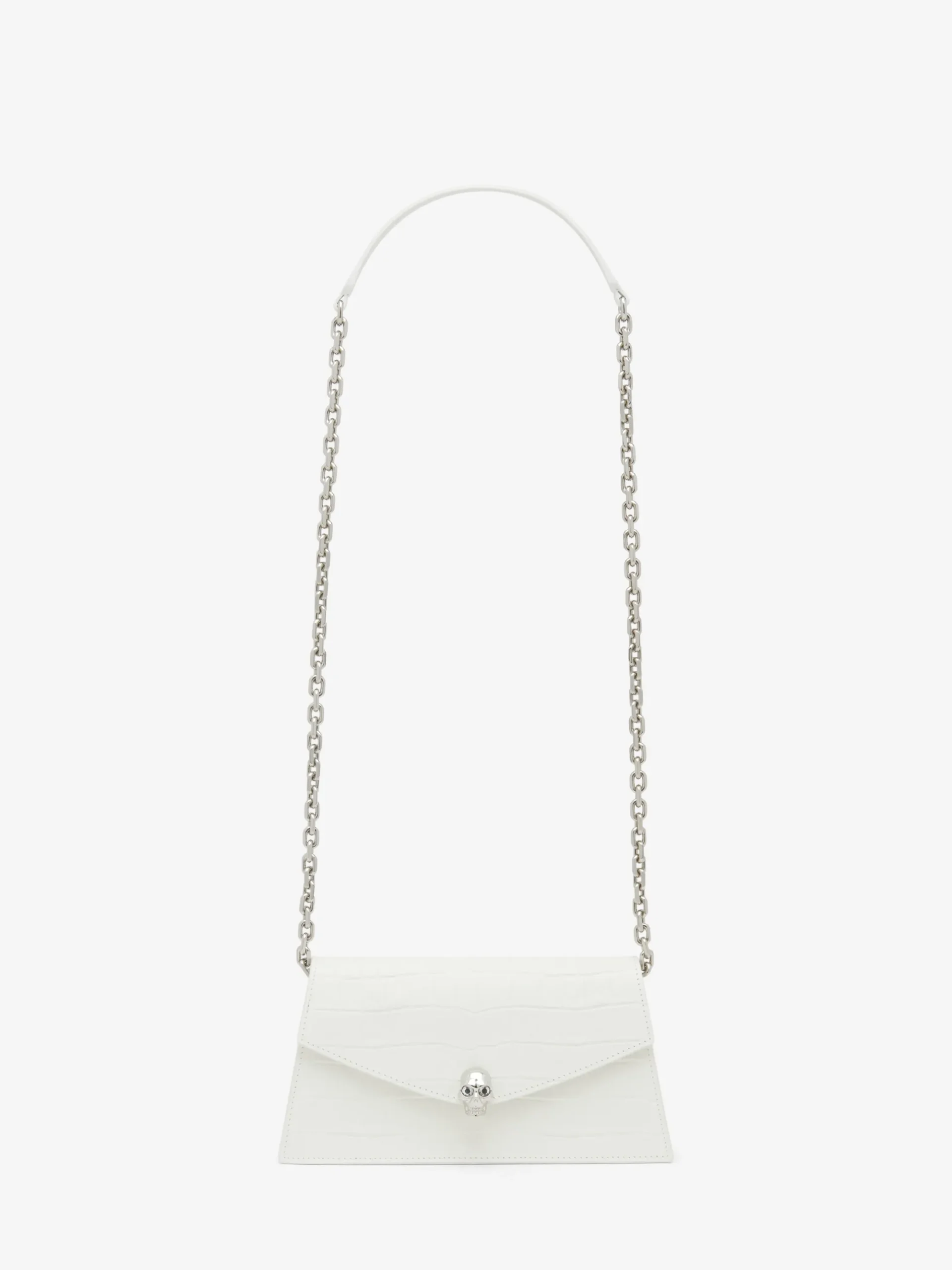 Borsa Skull Mini da Donna in Bianco