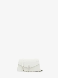 Borsa Skull Mini da Donna in Bianco