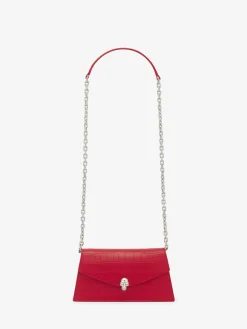 Borsa Skull Mini da Donna in Rosso