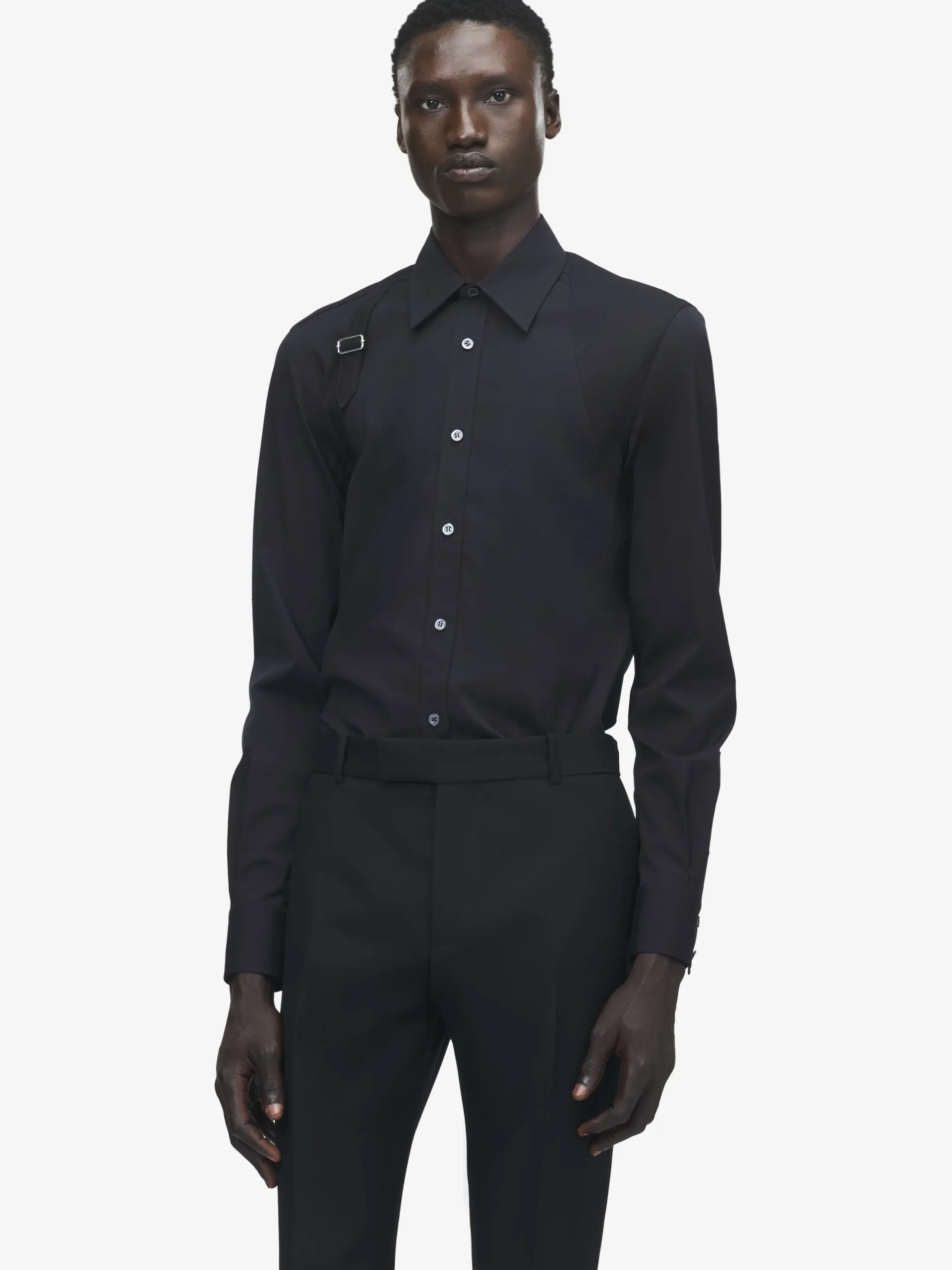 Camicia Harness da Uomo in Nero