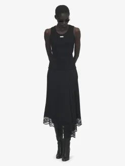 Canotta McQueen con targhetta da Donna in Nero