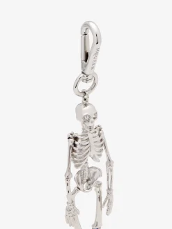 Charm Dancing Skeleton da Uomo in Finitura argento