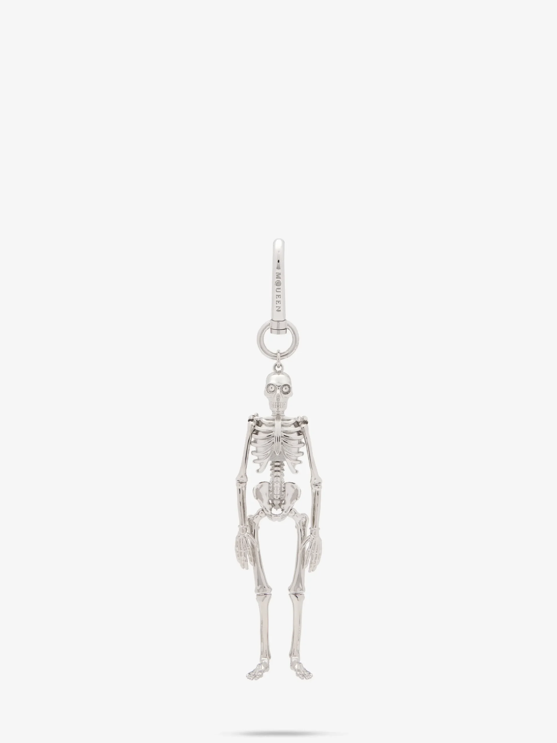 Charm Dancing Skeleton da Uomo in Finitura argento