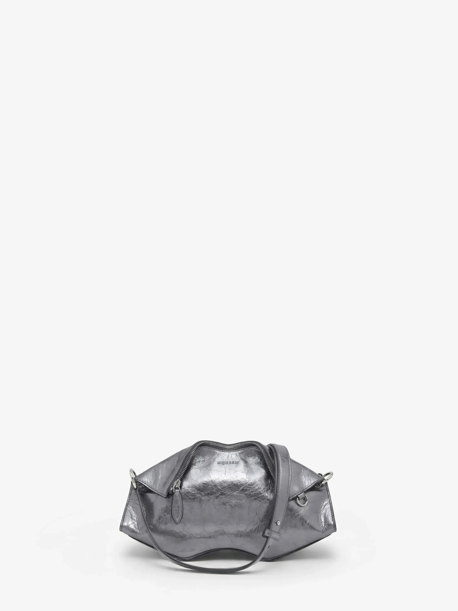 Clutch Manta da Donna in Argento Scuro