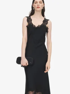 Clutch The Knuckle lunga da Donna in Nero