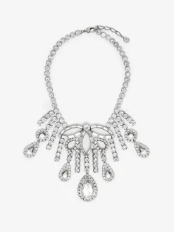 Collana Chandelier da Donna in Finitura argento anticato