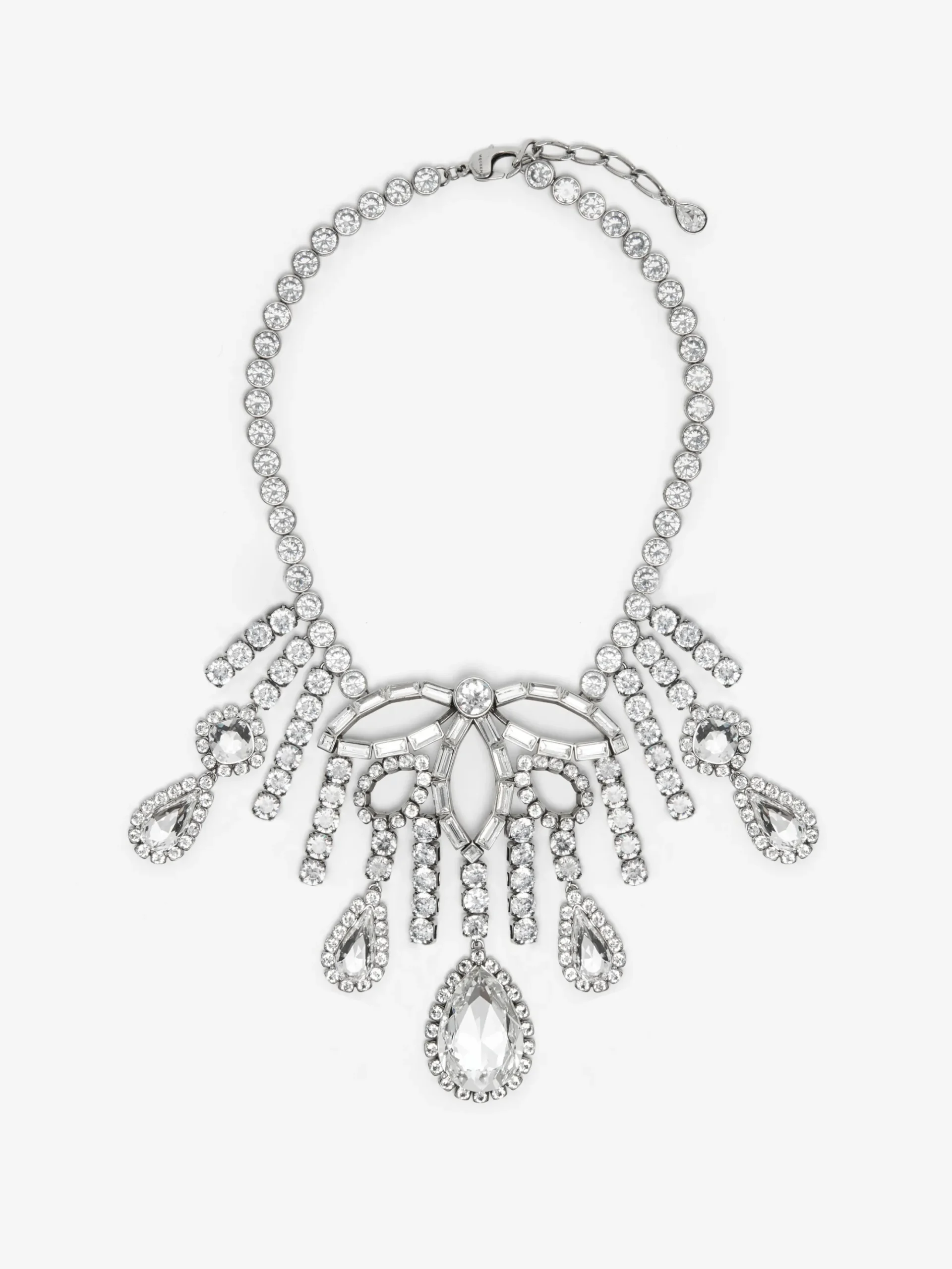 Collana Chandelier da Donna in Finitura argento anticato
