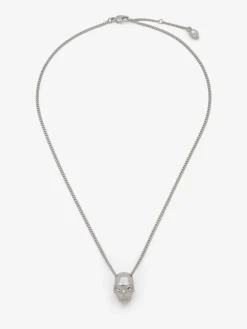 Collana Skull da Uomo in Finitura palladio