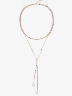 Collana Wishbone da Donna in Finitura oro pallido