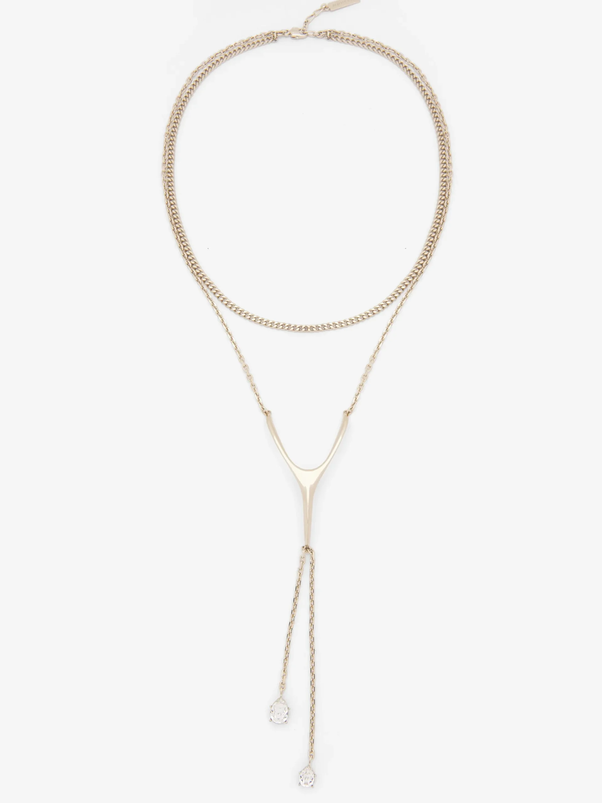 Collana Wishbone da Donna in Finitura oro pallido