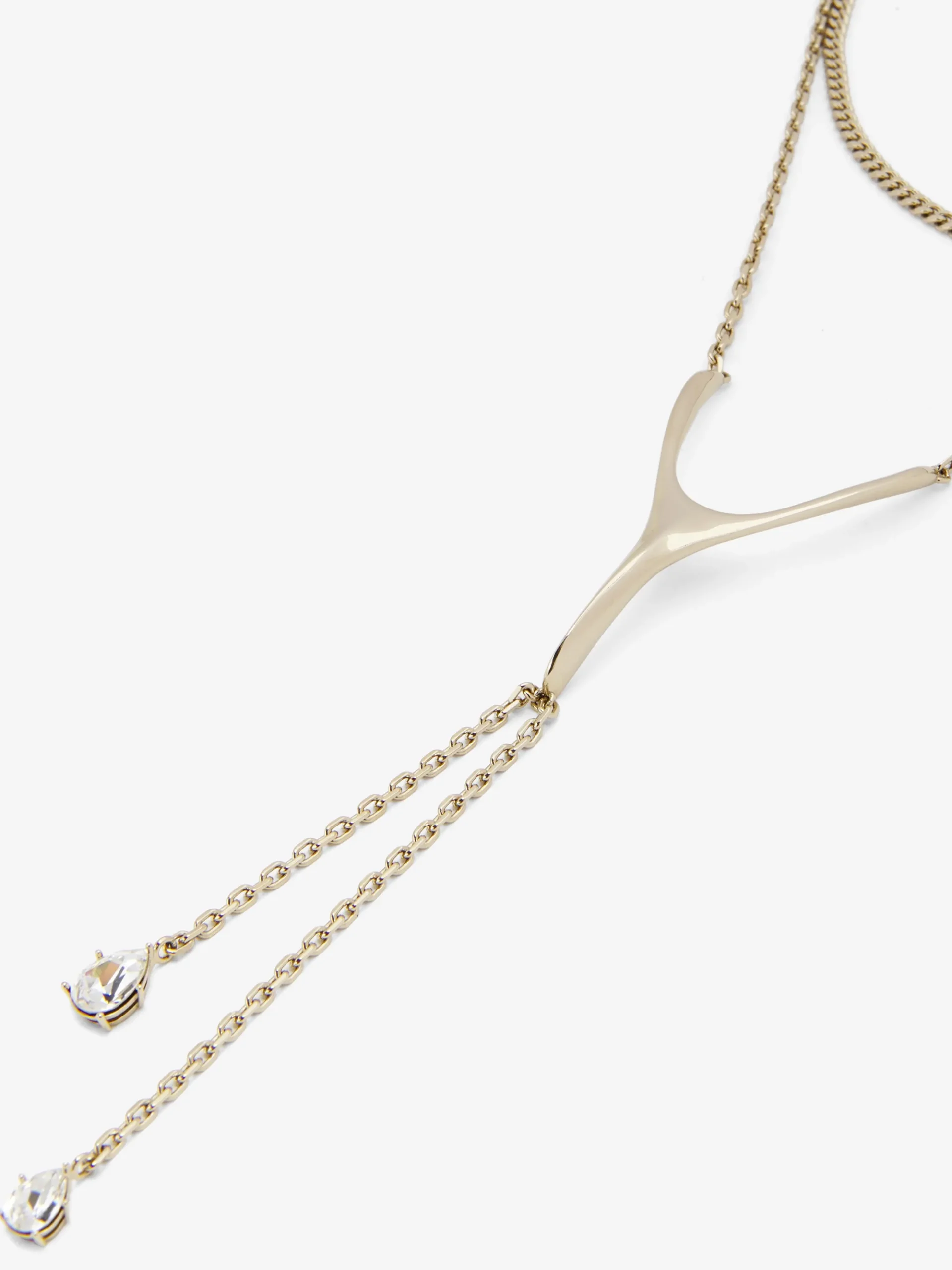 Collana Wishbone da Donna in Finitura oro pallido