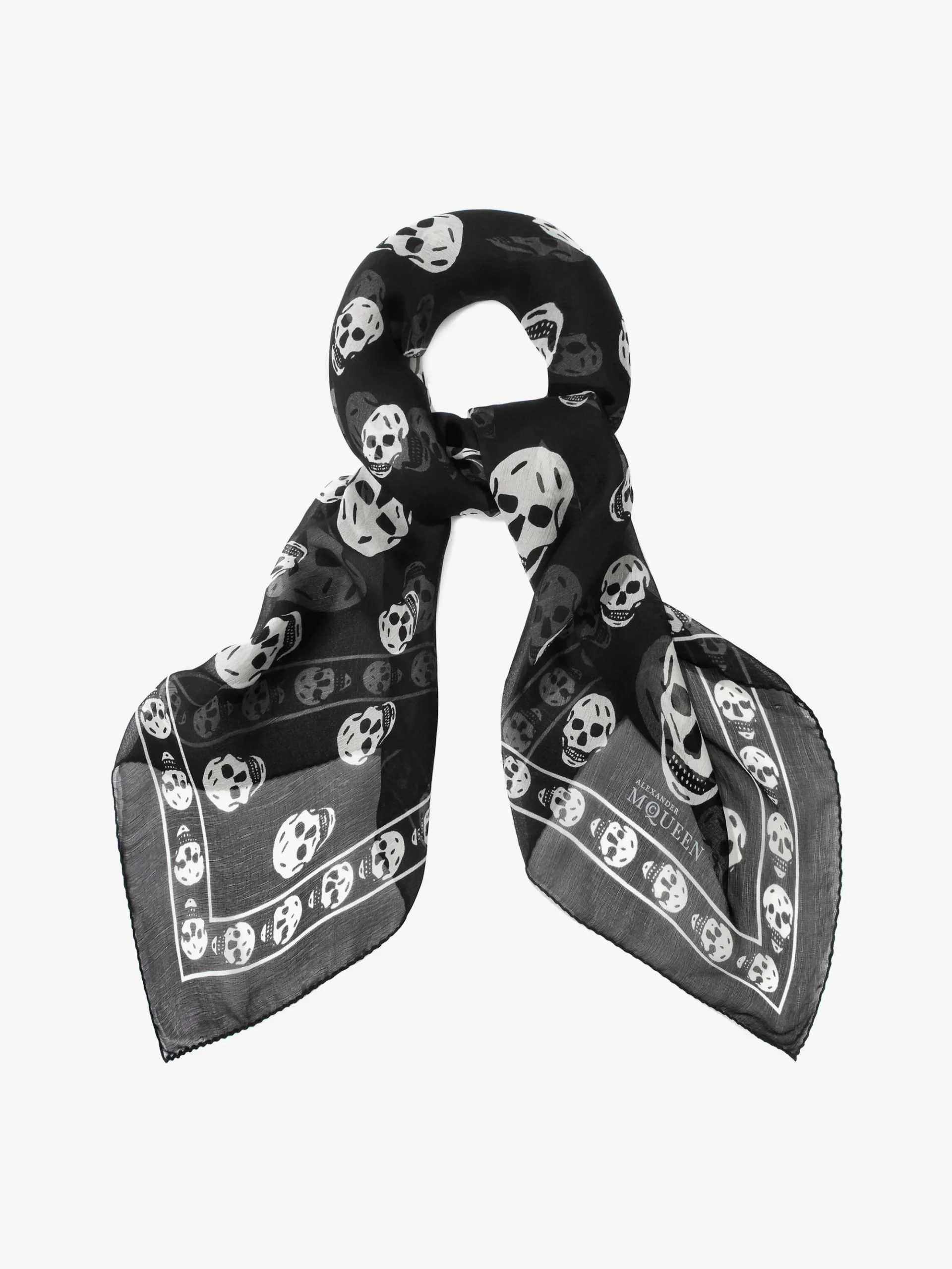 Foulard Skull Classico in Nero