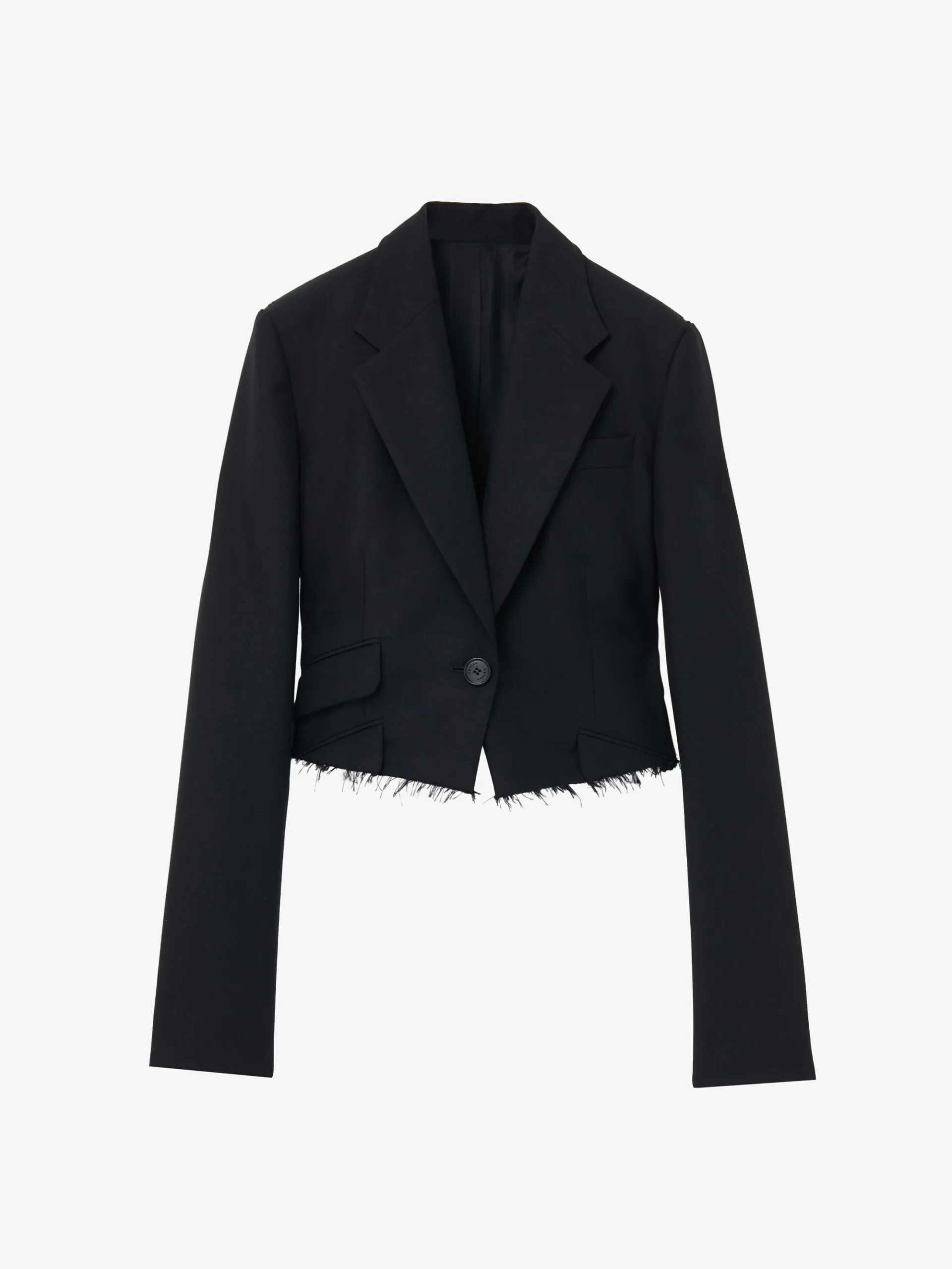 Giacca monopetto corta da Donna in Nero