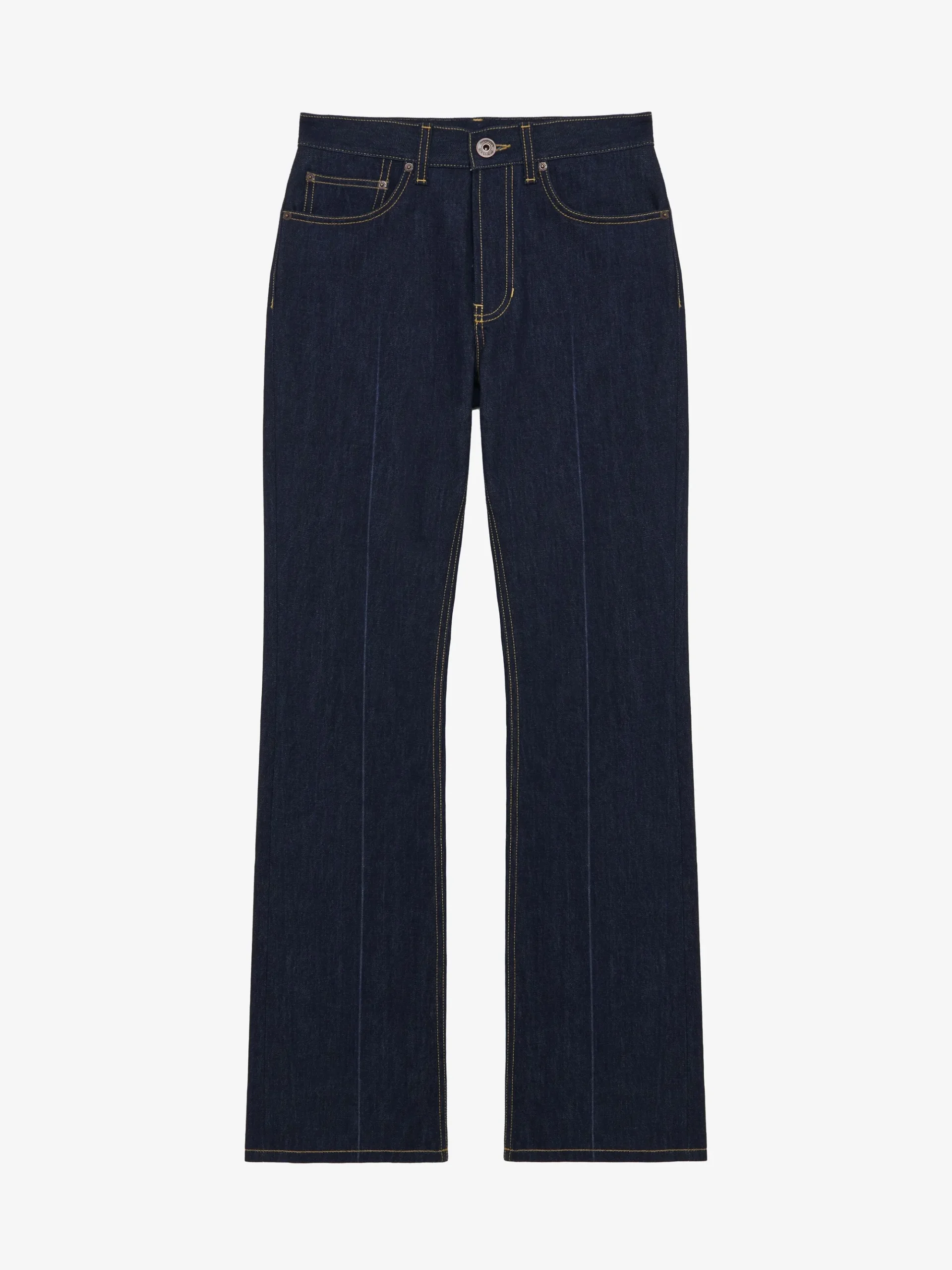 Jeans slim in denim da Uomo in Indaco
