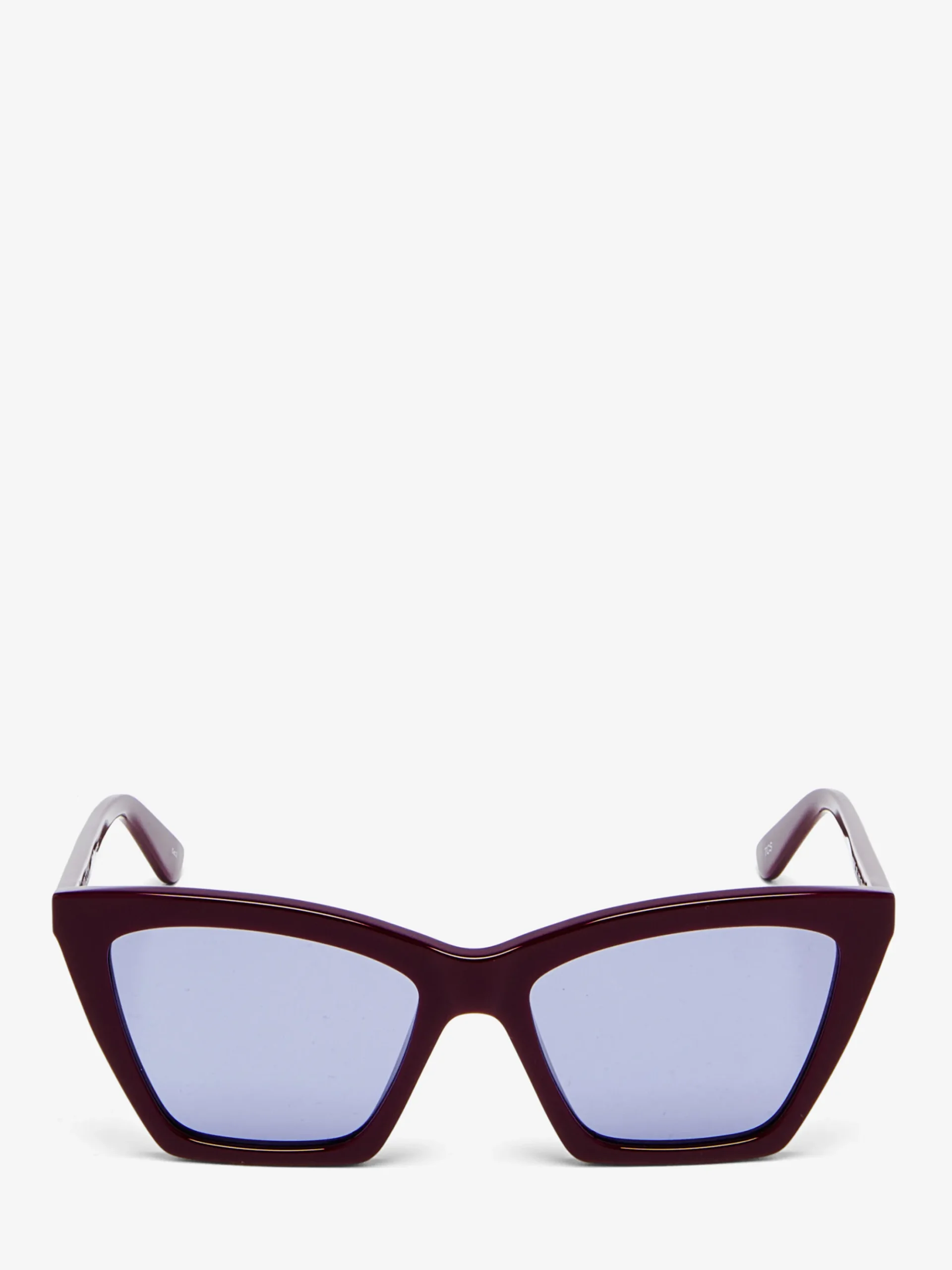 Occhiali da sole Cat-eye geometrici Spike da Donna in Bordeaux/Blu