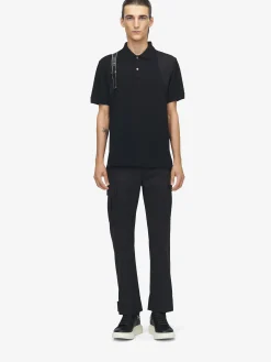Pantaloni cargo da Uomo in Nero