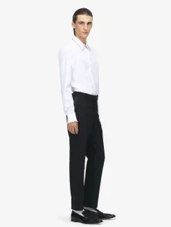 Pantaloni Smoking da Uomo in Nero