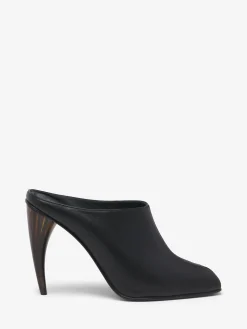 Sandali con tacco a corno da Donna in Nero