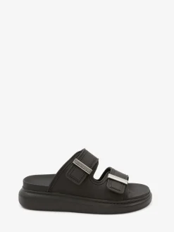 Sandali Hybrid da Uomo in Nero/Argento