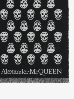 Sciarpa Skull da Donna in Nero