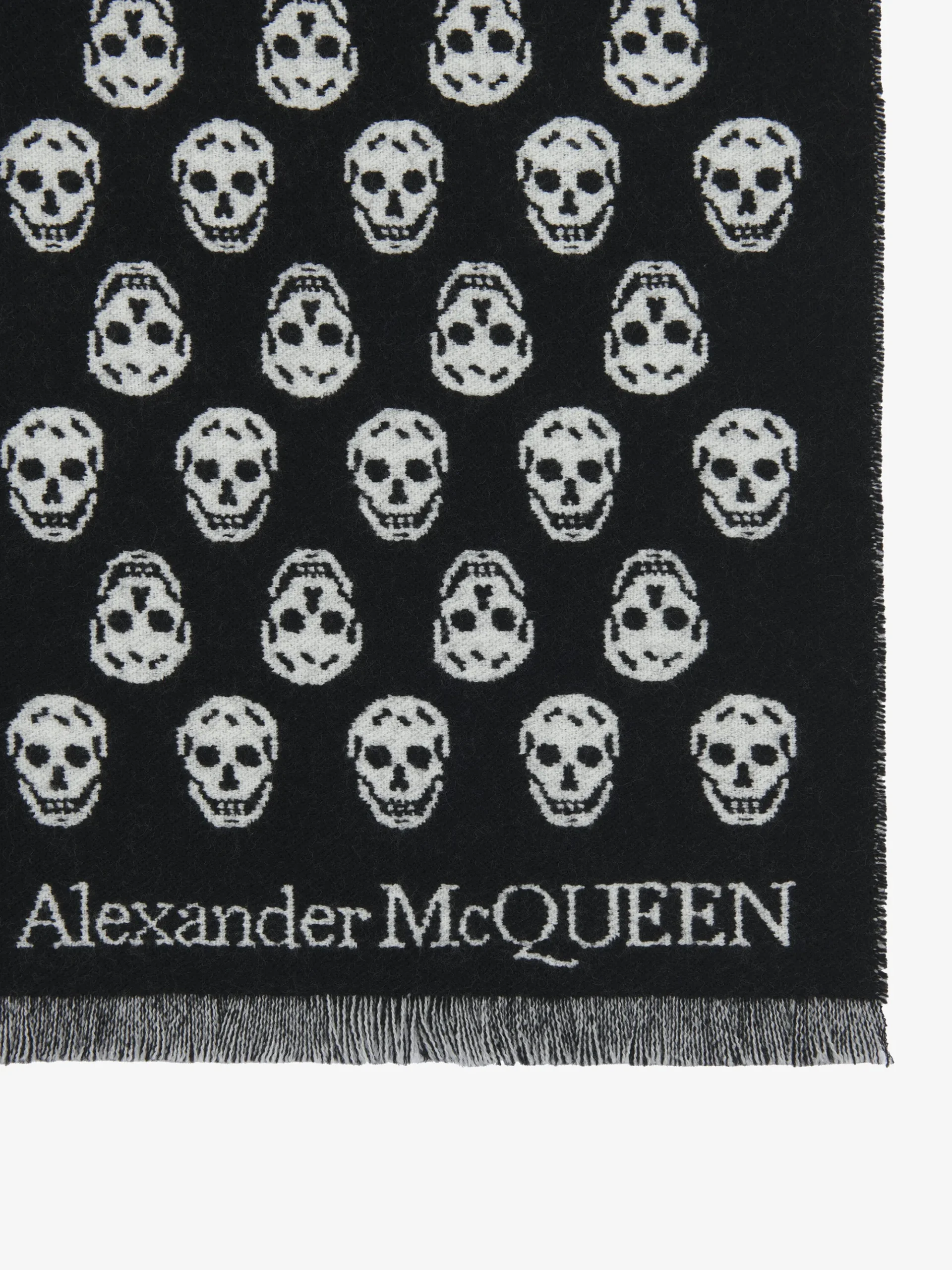 Sciarpa Skull da Donna in Nero
