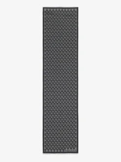 Sciarpa Skull in jacquard da Uomo in Grigio/Nero