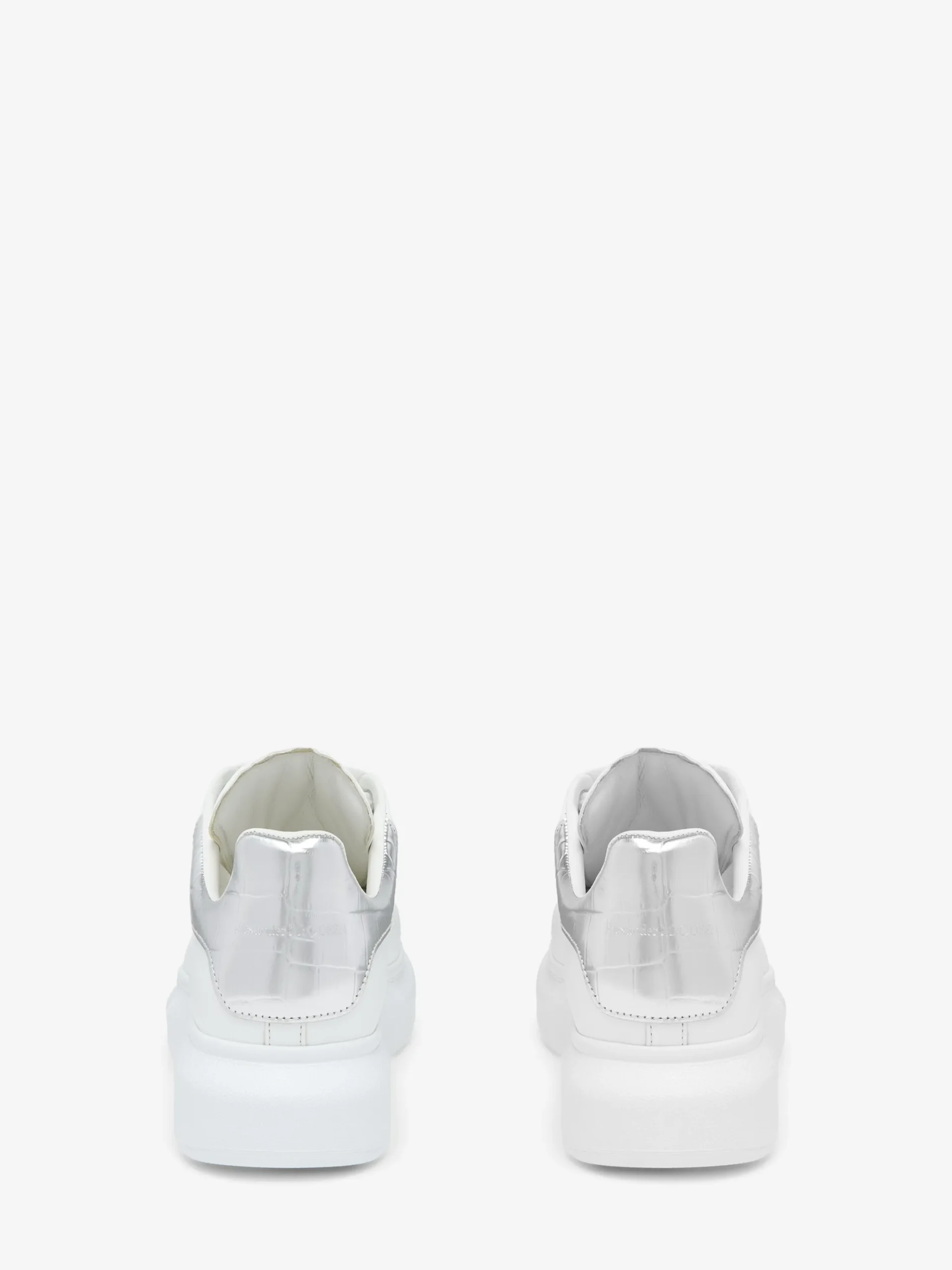 Sneaker oversize da Donna in Bianco/Argento