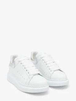 Sneaker oversize da Donna in Bianco/Argento