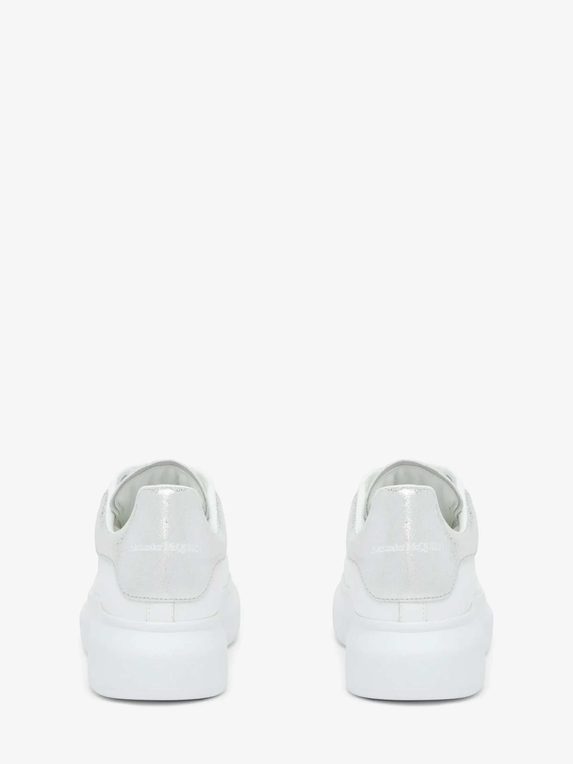 Sneaker Oversize da Uomo in Bianco/Argento