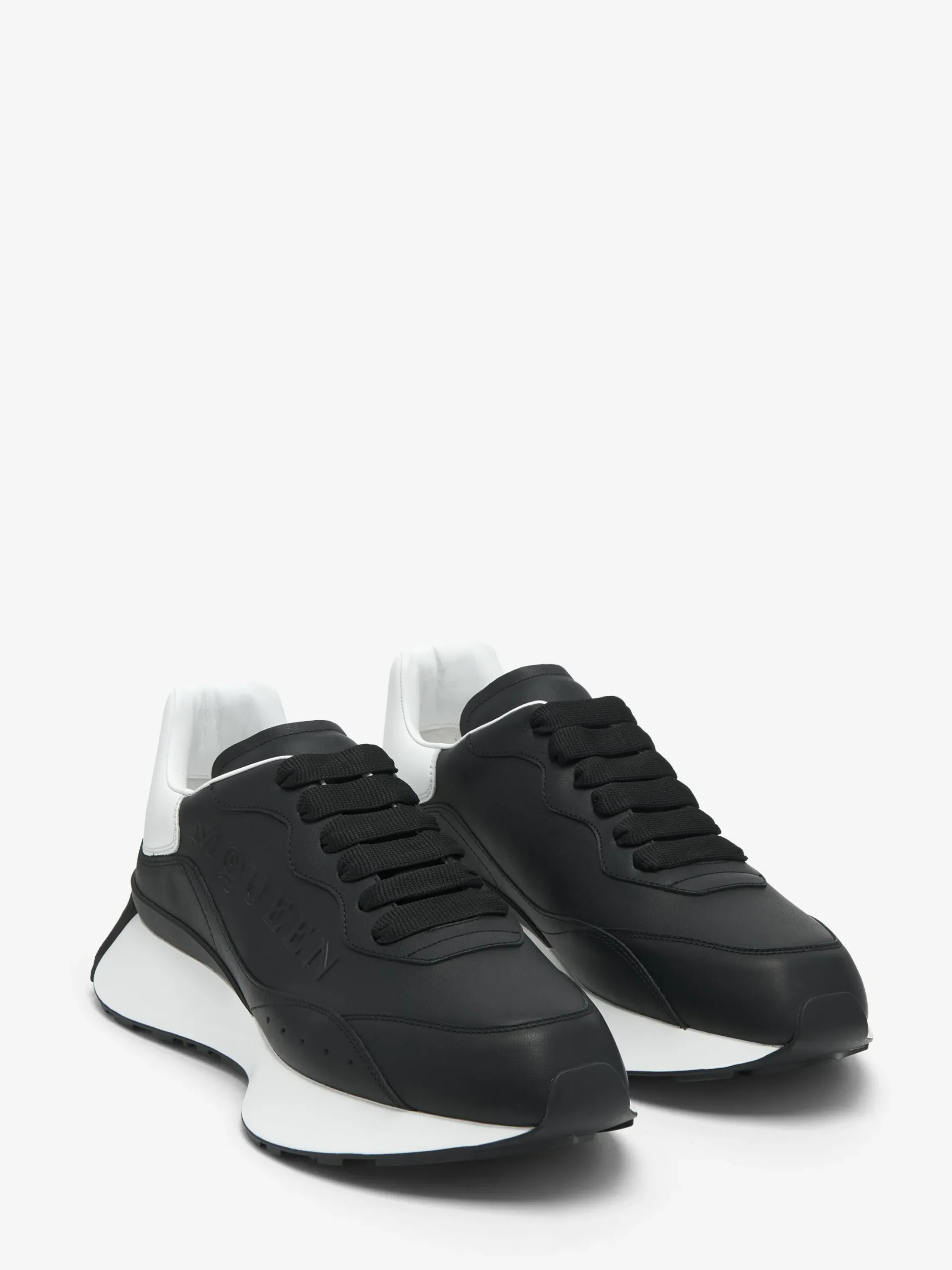 Sneaker Sprint Runner McQueen da Uomo in Nero/Bianco