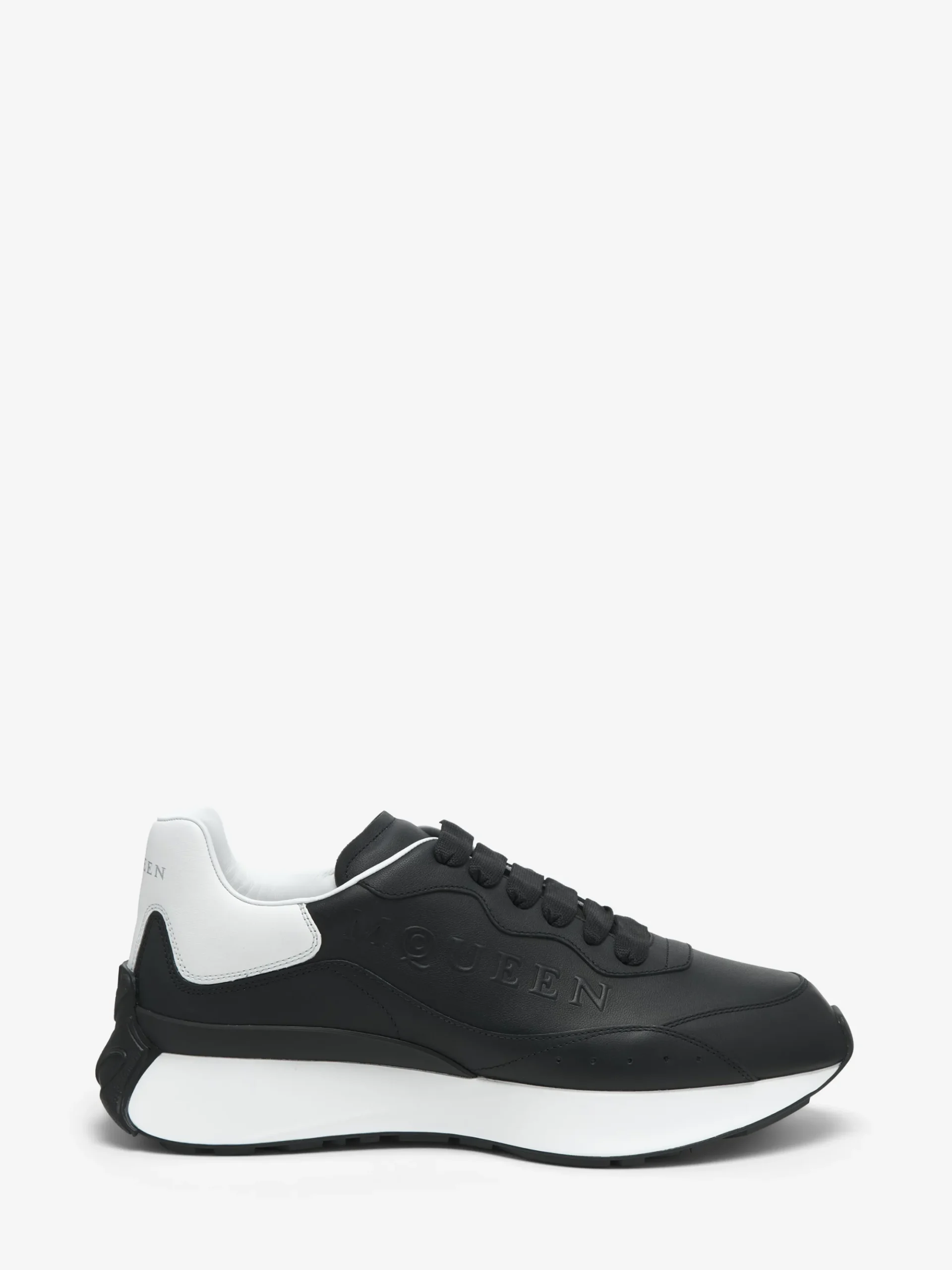 Sneaker Sprint Runner McQueen da Uomo in Nero/Bianco
